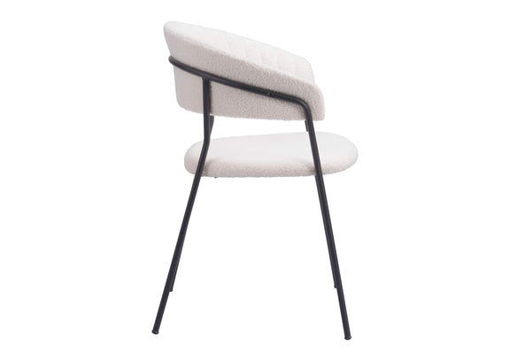 109669 Josephine Dining Chair (Set Of 2) Cream
