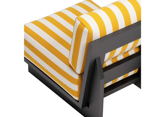 704042 Shoreline Outdoor Accent Chair Yellow