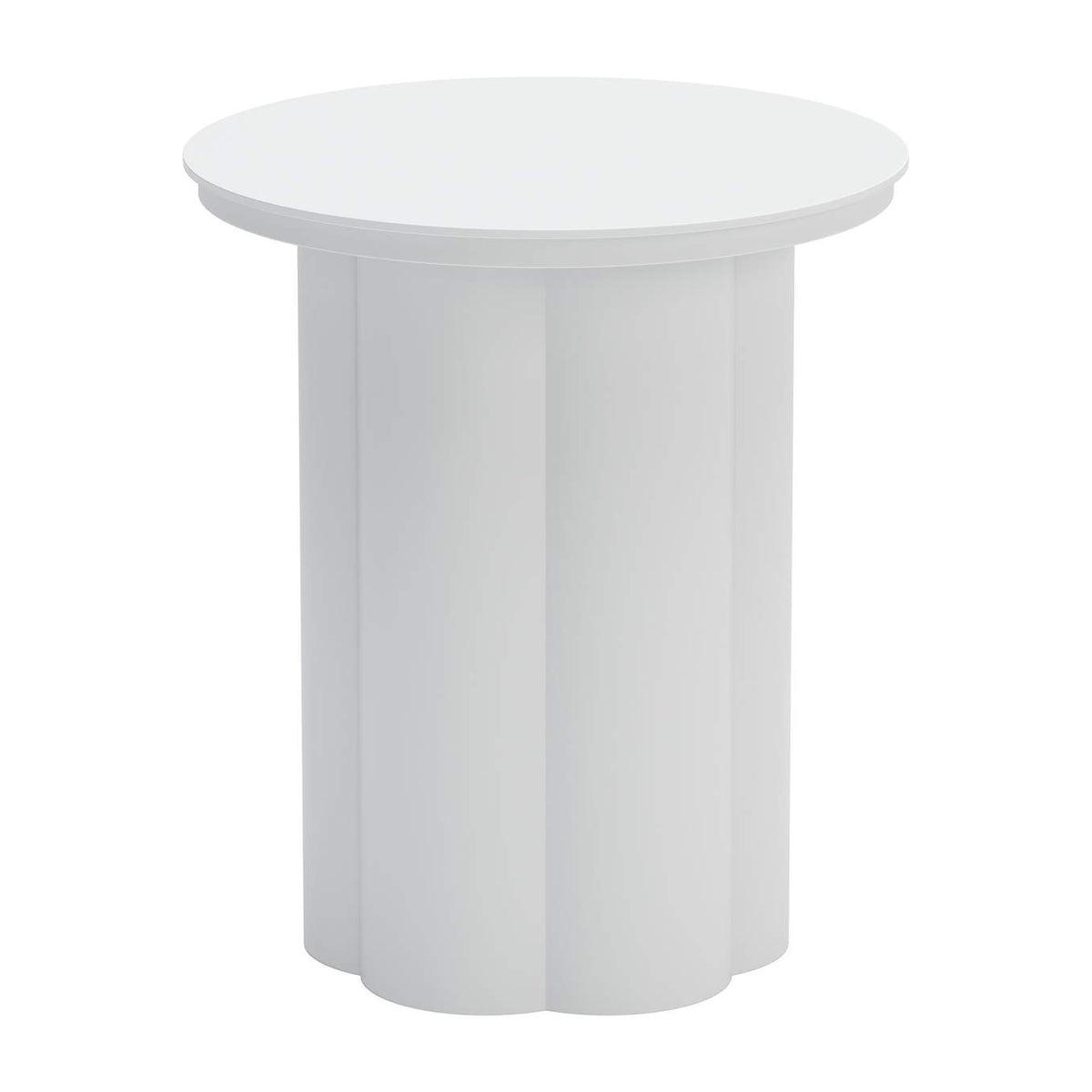 704021 Kogur Outdoor Side Table White