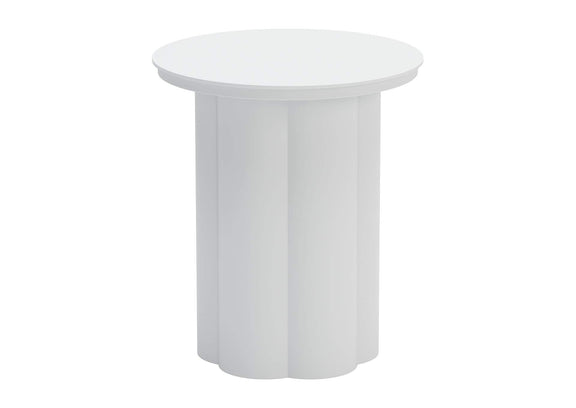 704021 Kogur Outdoor Side Table White