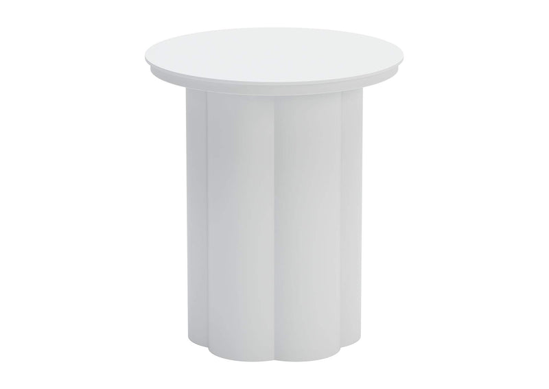 704021 Kogur Outdoor Side Table White