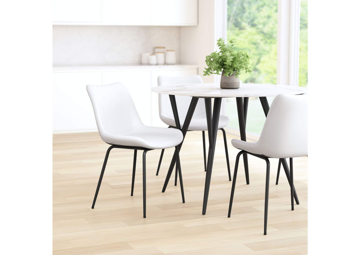 101779 Byron Dining Chair (Set Of 2) White
