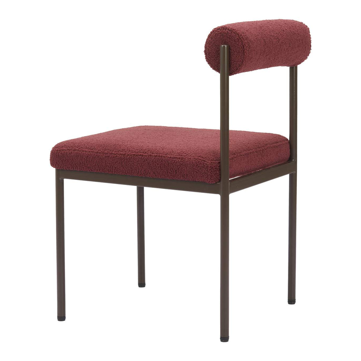 110103 Livorno Dining Chair Red & Bronze