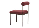 110103 Livorno Dining Chair Red & Bronze