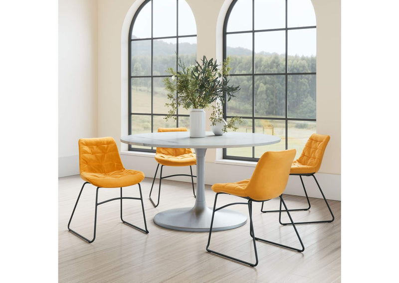 109335 Tammy Dining Chair (Set Of 2) Yellow