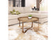 109839 Vannes Coffee Table Brass