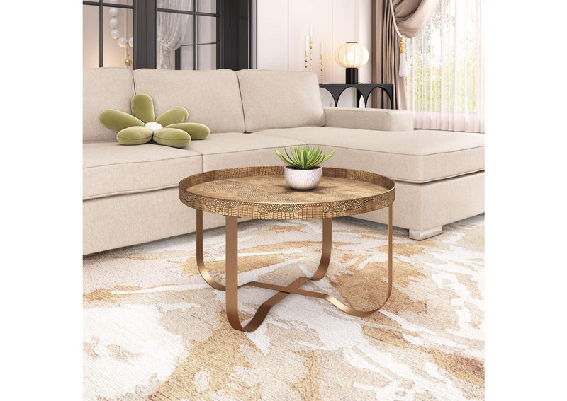 109839 Vannes Coffee Table Brass