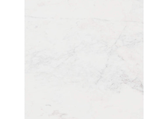 110256 Barmas Side Table White & Silver