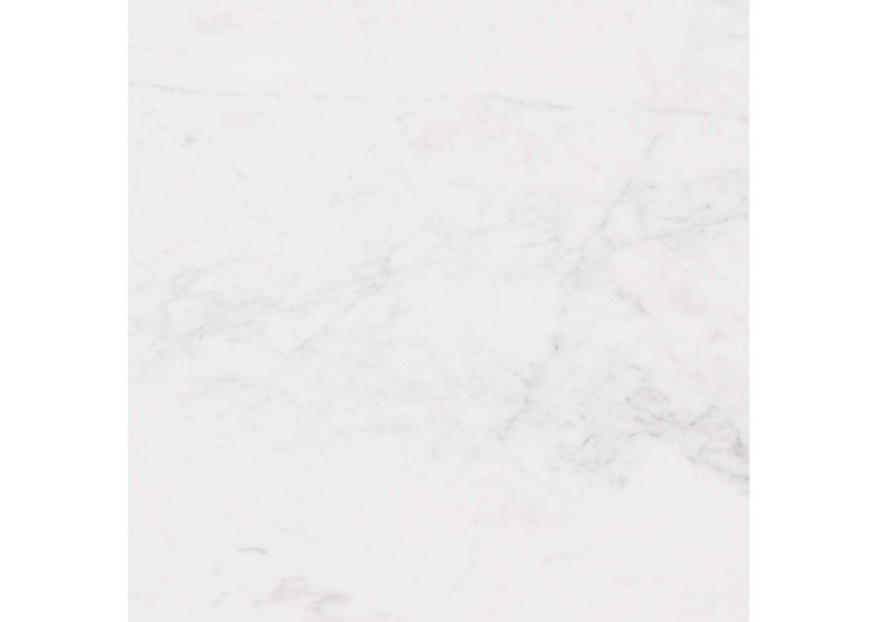 110256 Barmas Side Table White & Silver
