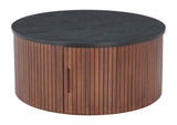 110299 Nejaus Coffee Table Black & Walnut