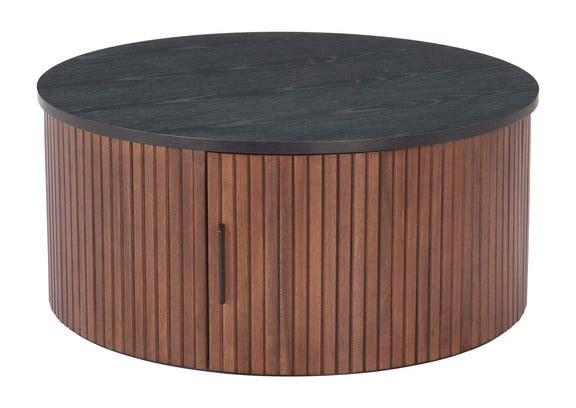 110299 Nejaus Coffee Table Black & Walnut