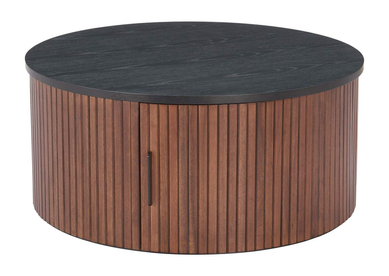 110299 Nejaus Coffee Table Black & Walnut