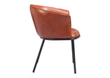 110176 Garston Dining Chair Brown