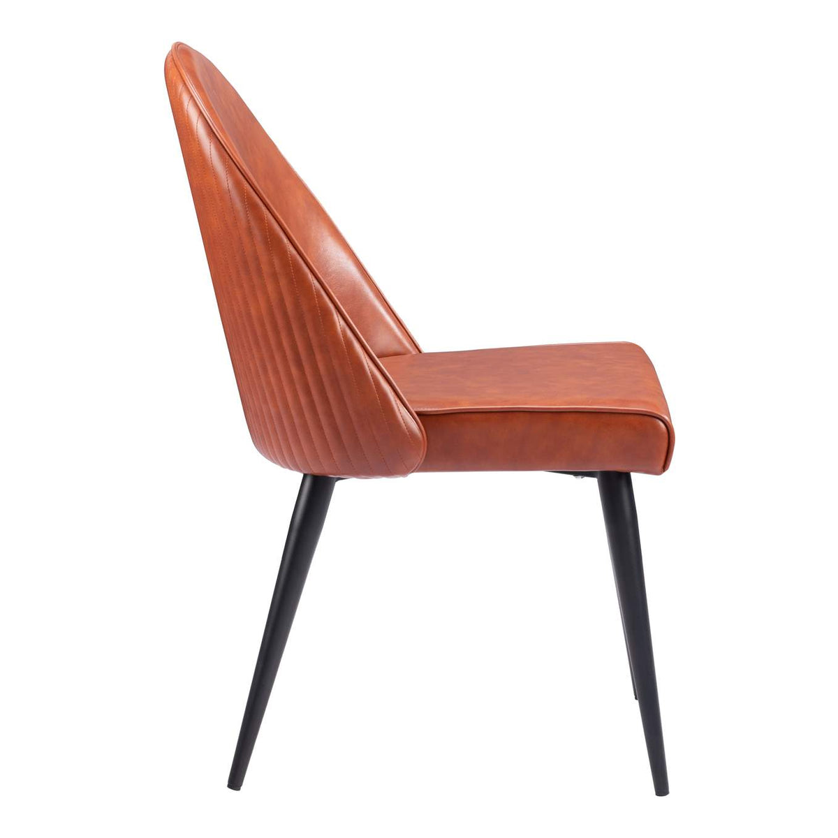 110119 Silloth Armless Dining Chair (Set Of 2) Brown