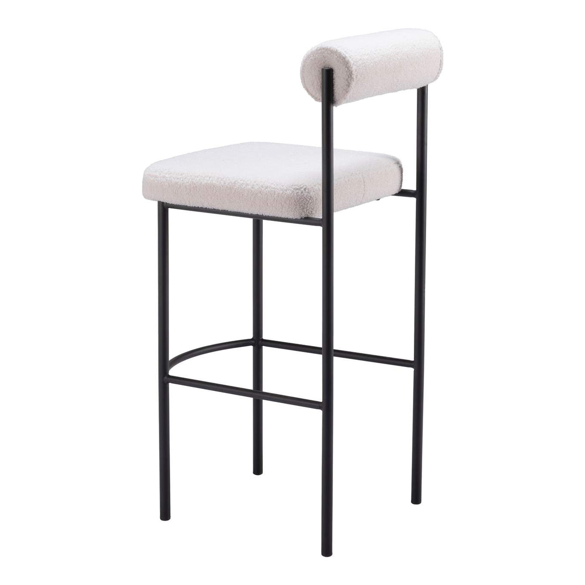 109812 Livorno Barstool (Set Of 2) Ivory
