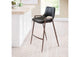 101691 Desi Counter Stool (Set Of 2) Black & Walnut