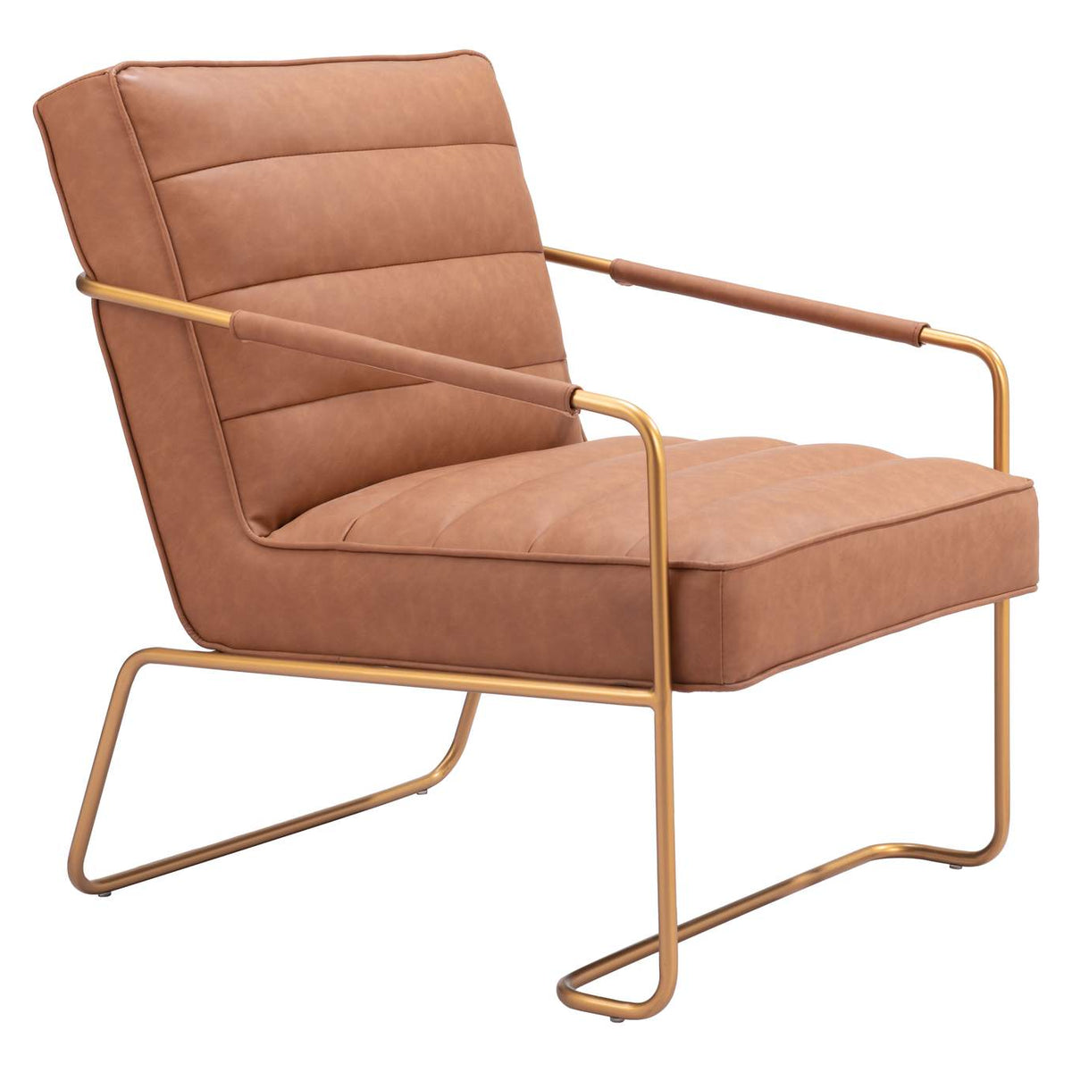 109520 Dallas Accent Chair Vintage Brown