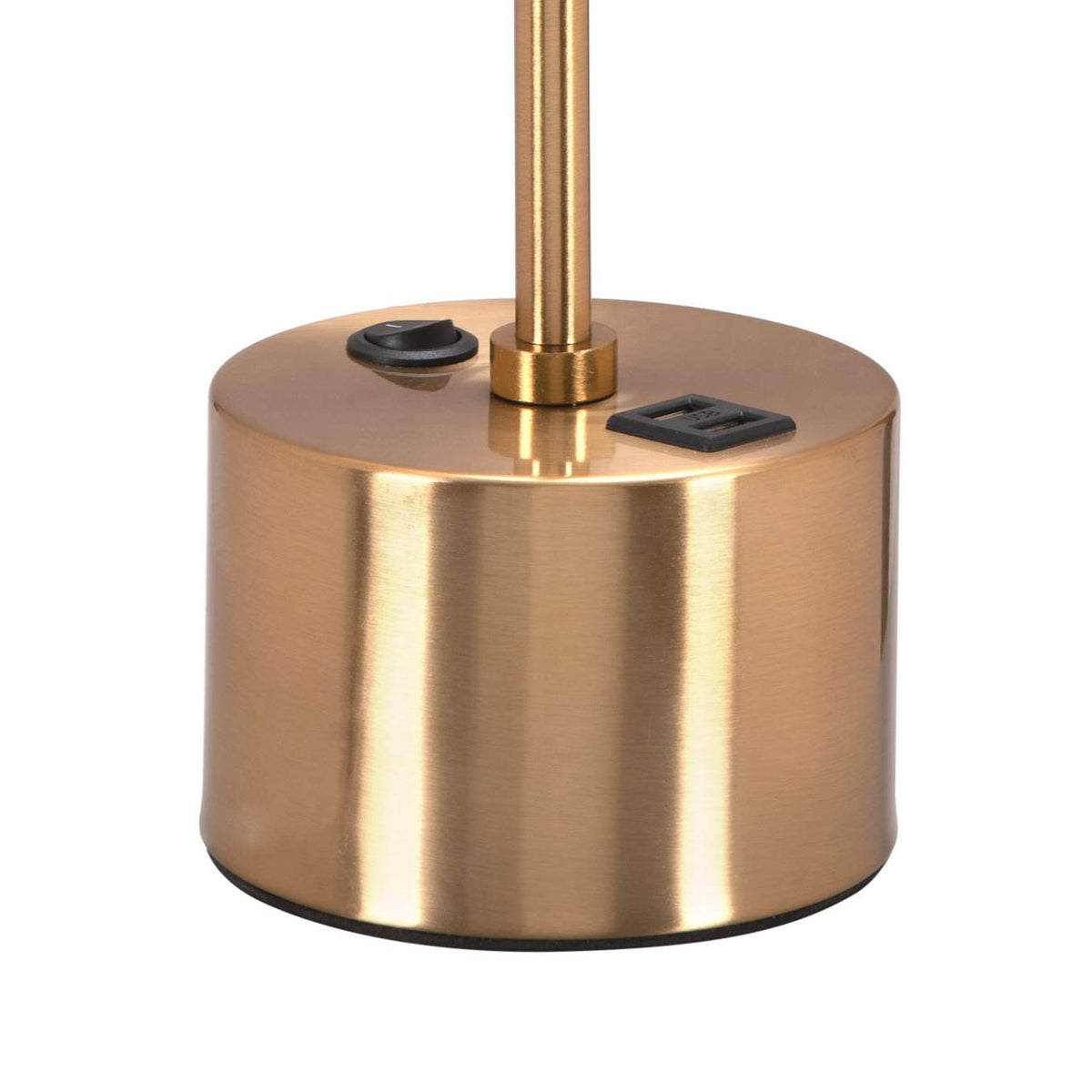 56139 Kippy Table Lamp Brown & Brass
