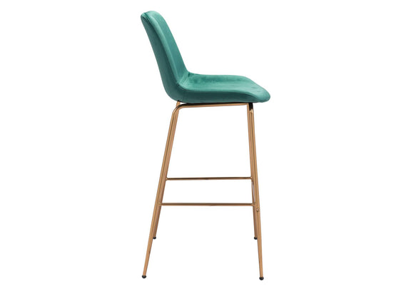 101757 Tony Barstool Green & Gold
