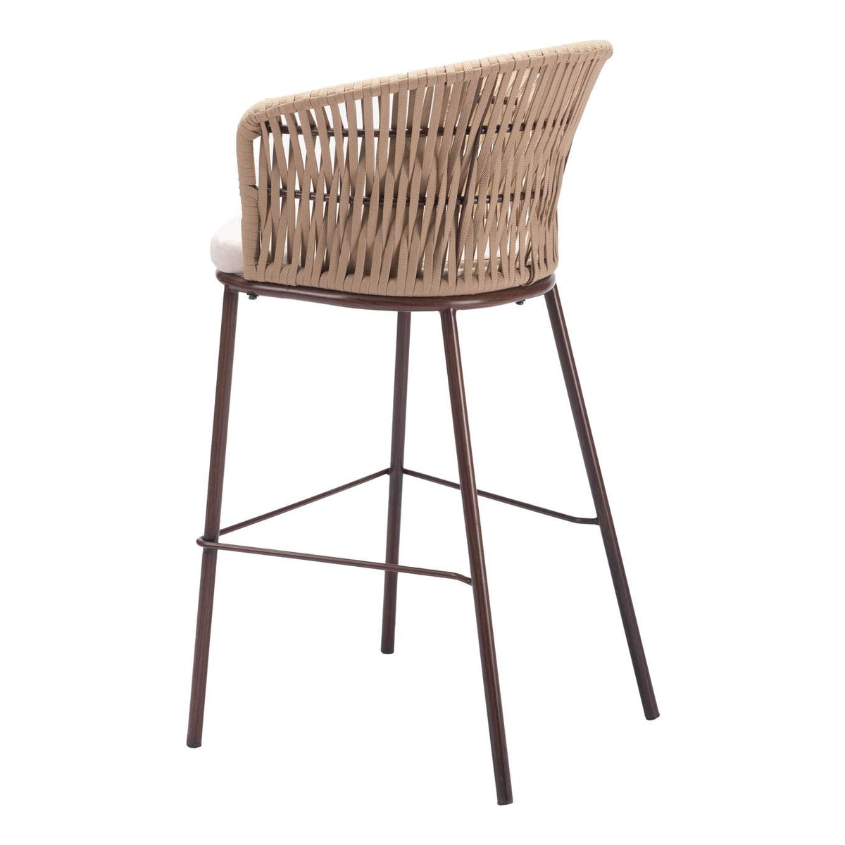 703990 Freycinet Outdoor Barstool (Set Of 2) Natural