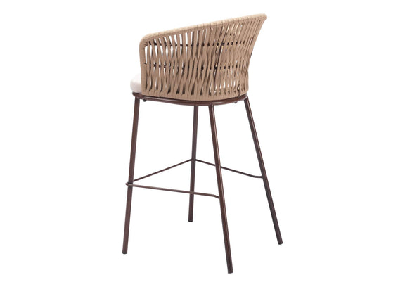 703990 Freycinet Outdoor Barstool (Set Of 2) Natural