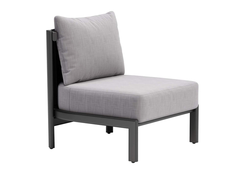 704046 Horizon Outdoor Accent Chair Gray