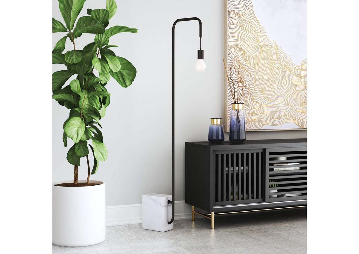 56103 Lancia Floor Lamp Black