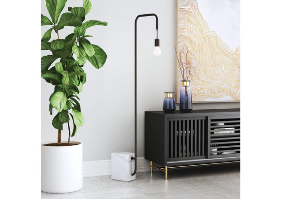 56103 Lancia Floor Lamp Black
