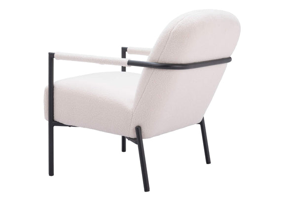 109518 Chicago Accent Chair Ivory