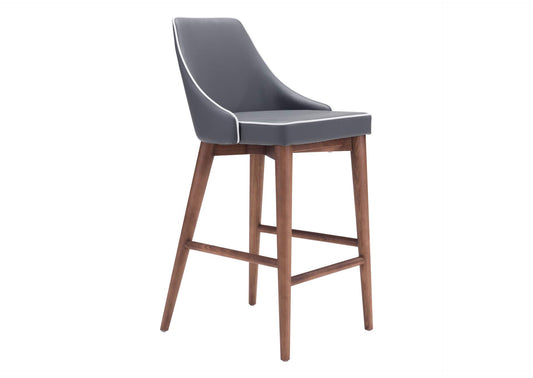 100280 Moor Counter Stool Dark Gray