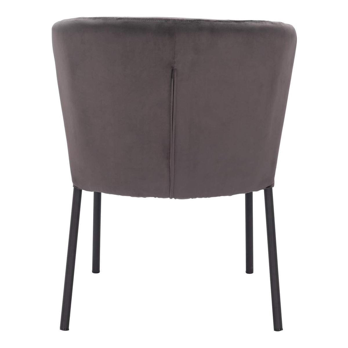 109679 Aimee Dining Chair (Set Of 2) Gray