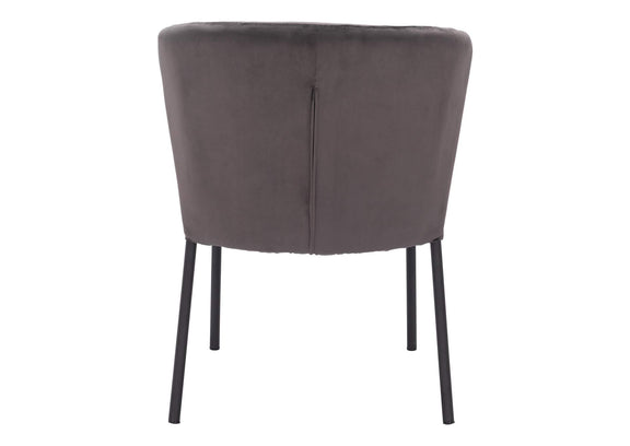 109679 Aimee Dining Chair (Set Of 2) Gray