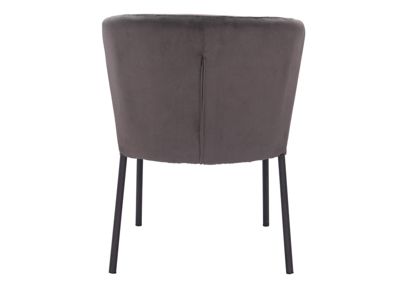 109679 Aimee Dining Chair (Set Of 2) Gray