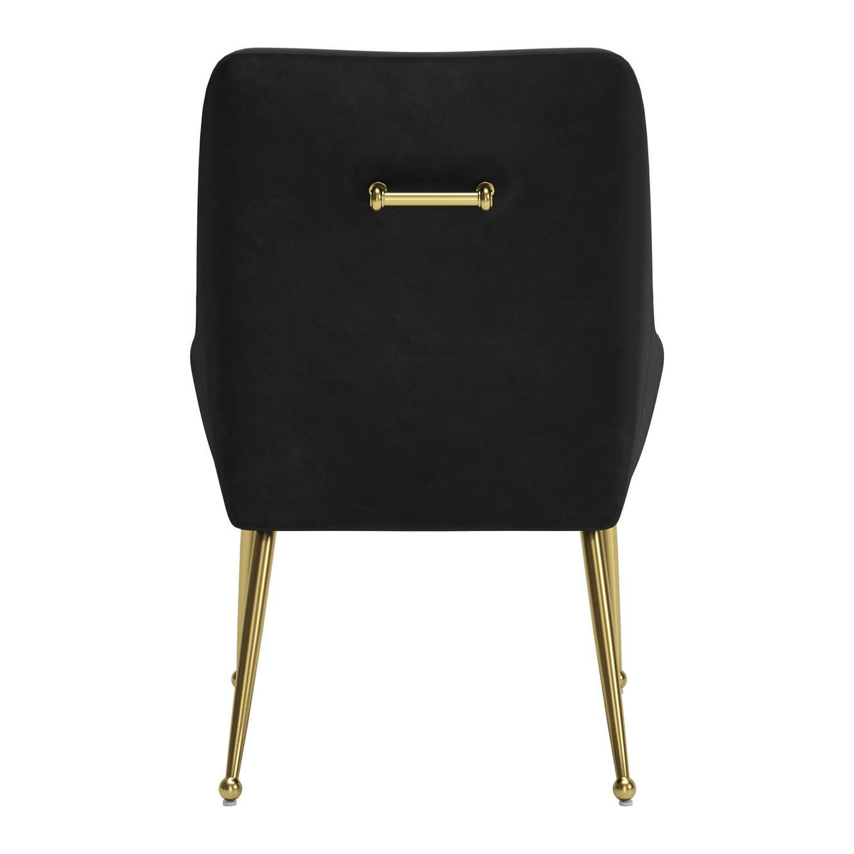 109717 Maxine Dining Chair Black & Gold