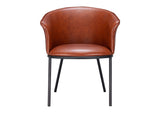 110176 Garston Dining Chair Brown