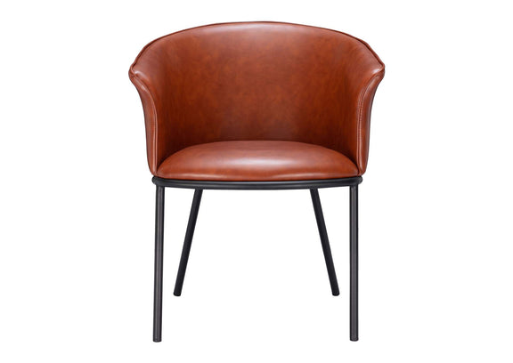 110176 Garston Dining Chair Brown