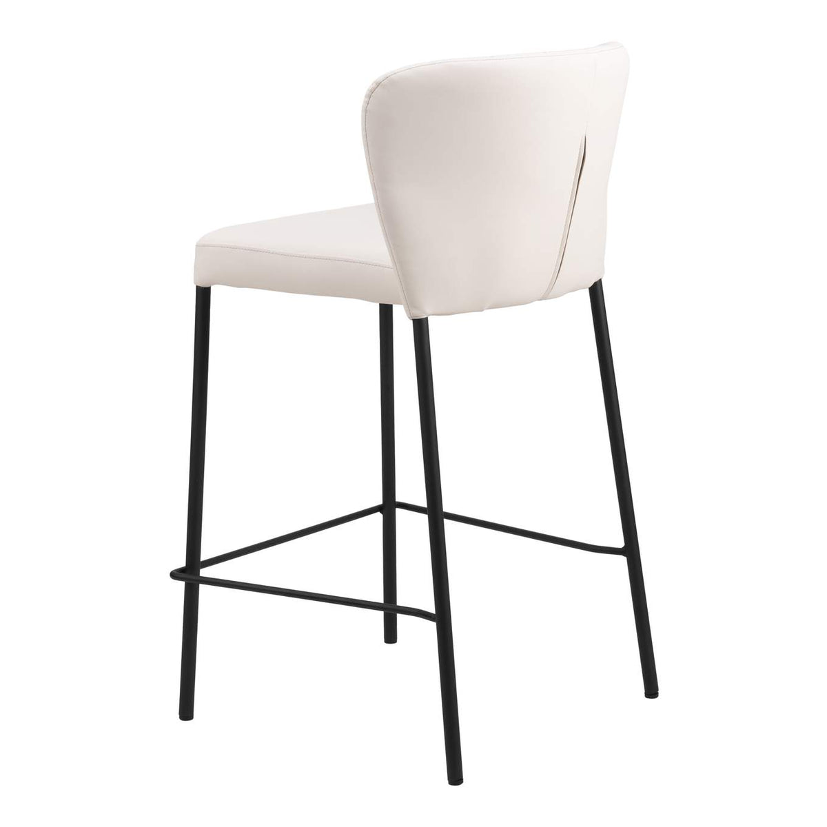 109780 Linz Counter Stool (Set Of 2) Cream