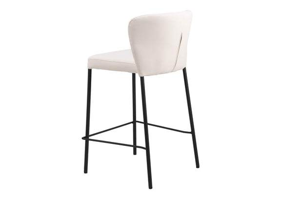 109780 Linz Counter Stool (Set Of 2) Cream