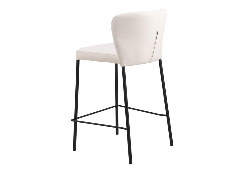109780 Linz Counter Stool (Set Of 2) Cream