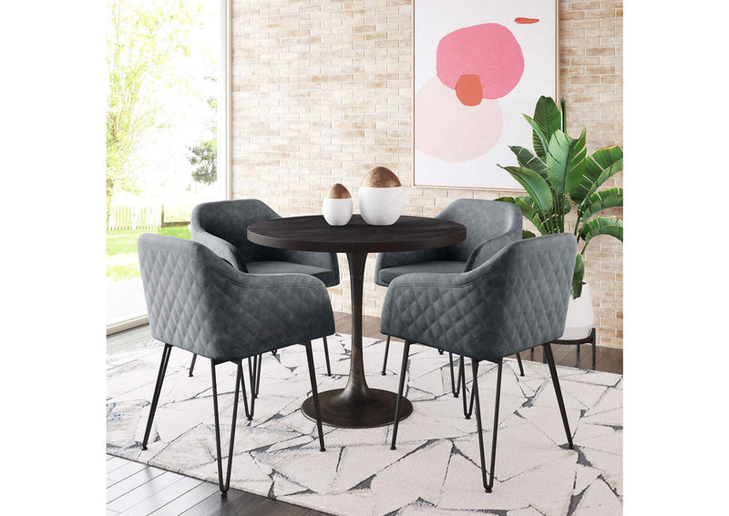 109210 Braxton Dining Chair (Set Of 2) Vintage Gray