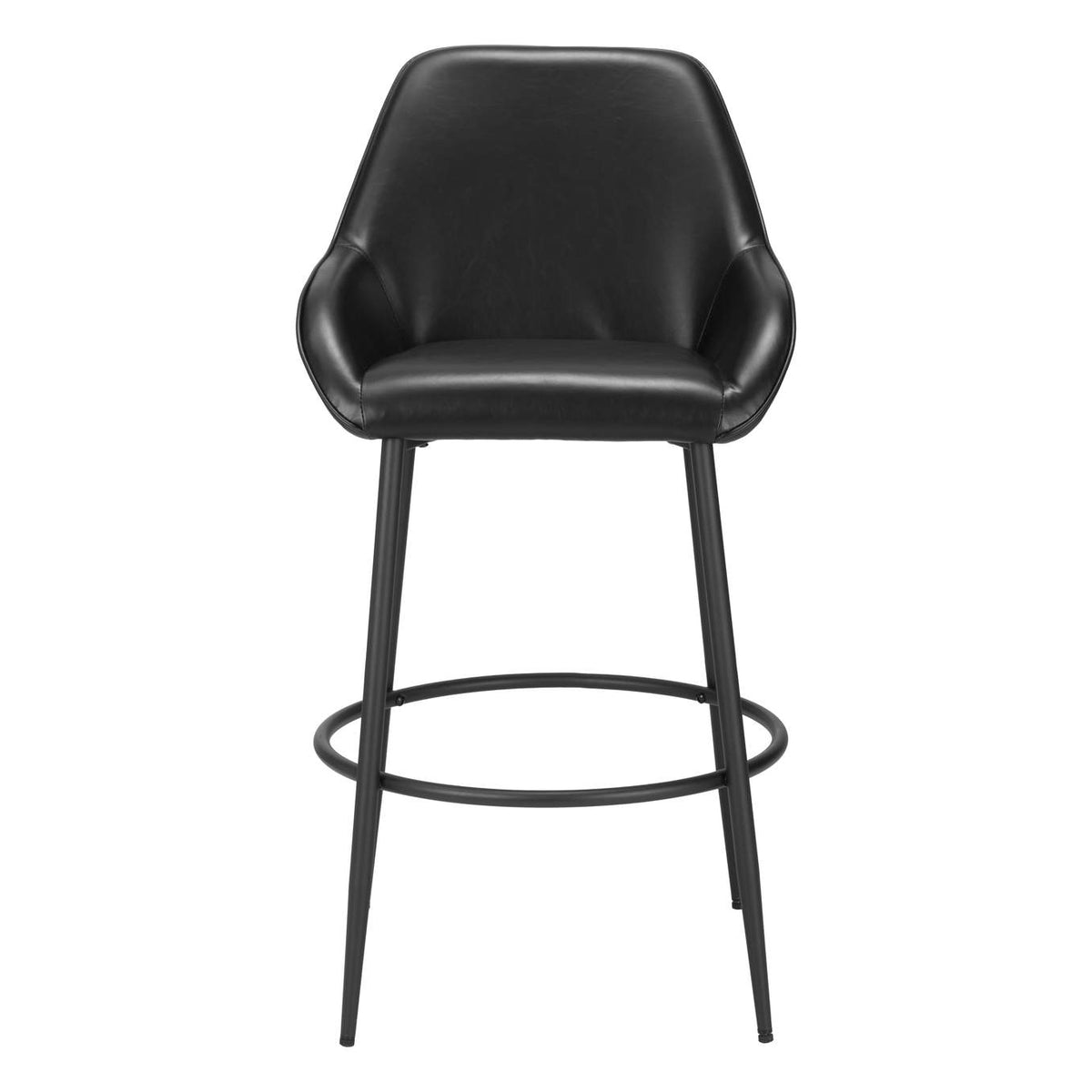 110075 Vila Barstool (Set Of 2) Black
