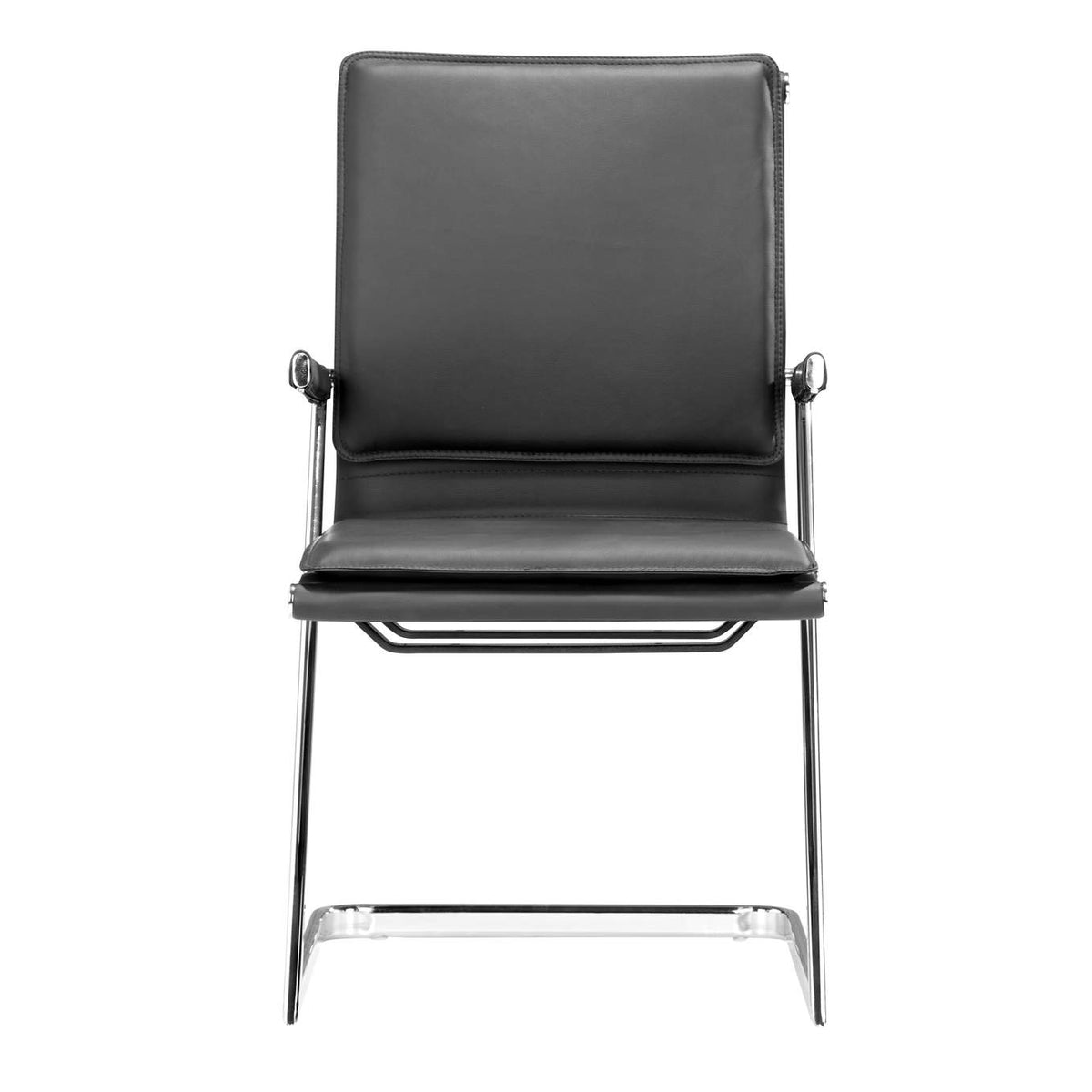 215210 Lider Plus Conference Chair (Set Of 2) Black