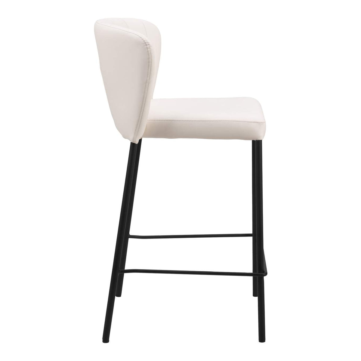109780 Linz Counter Stool (Set Of 2) Cream