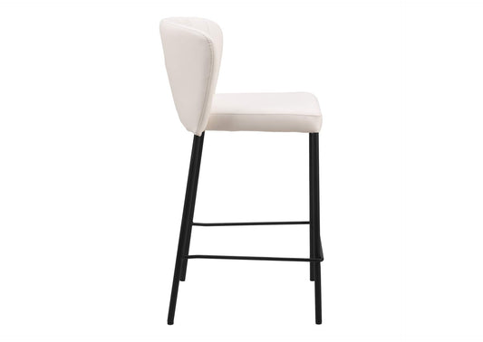 109780 Linz Counter Stool (Set Of 2) Cream