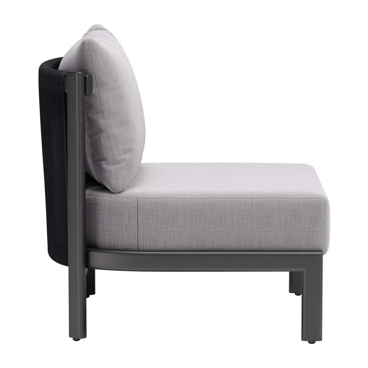704046 Horizon Outdoor Accent Chair Gray