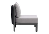 704046 Horizon Outdoor Accent Chair Gray