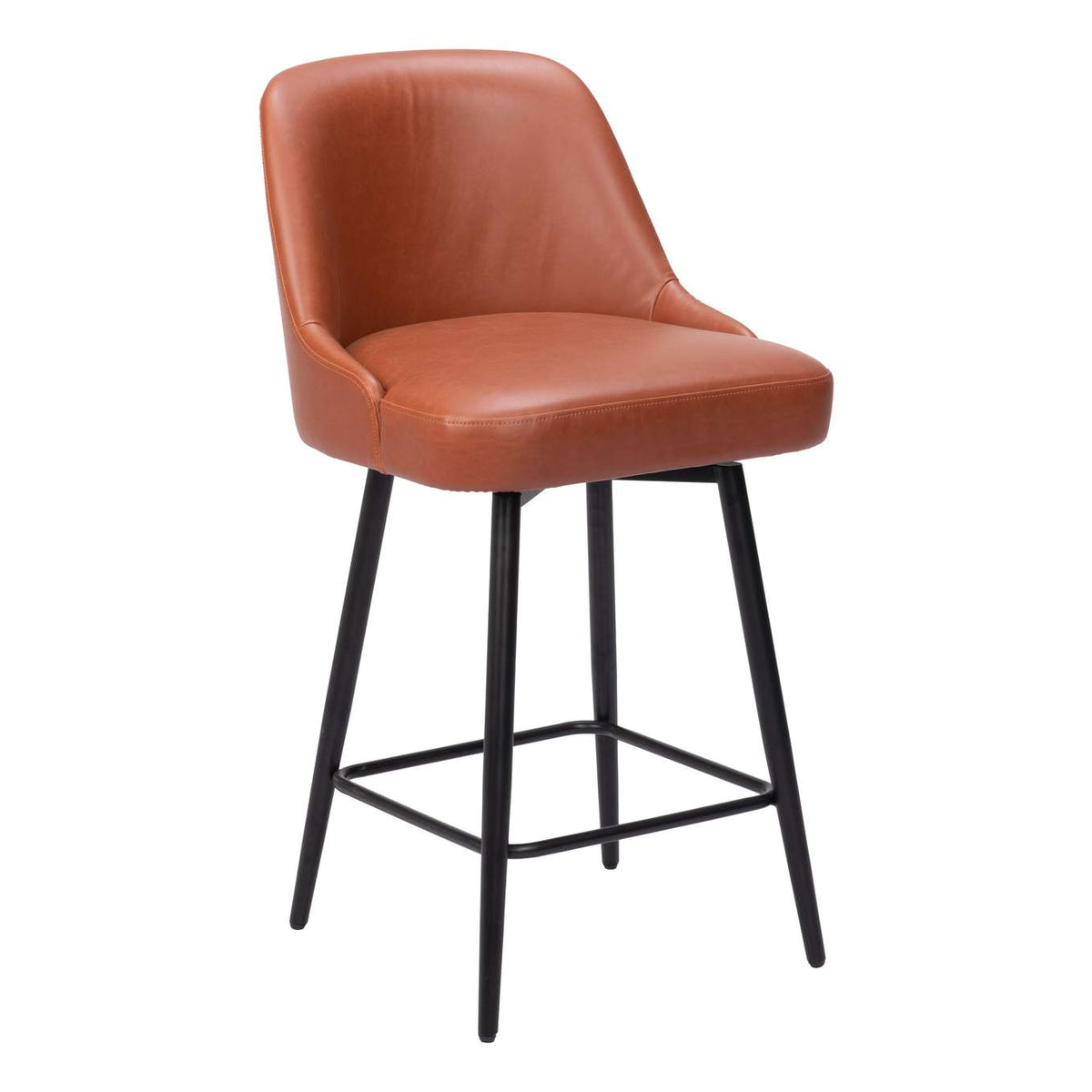 109972 Keppel Swivel Counter Stool Brown