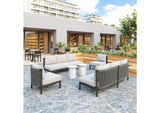 704046 Horizon Outdoor Accent Chair Gray