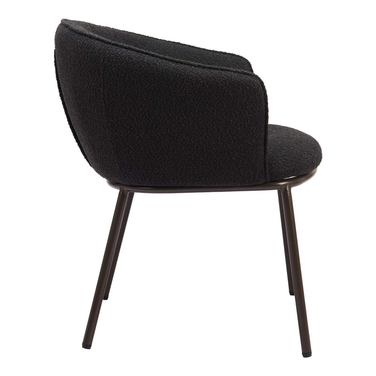 110102 Essen Dining Chair Black & Bronze