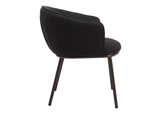 110102 Essen Dining Chair Black & Bronze